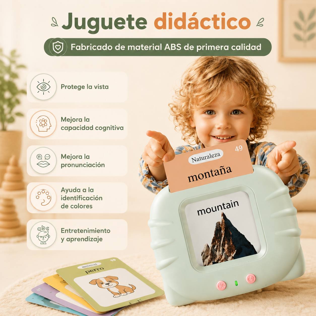 Ludivae™ — El juguete que enseña +500 palabras mientras juegan (sin pantallas)