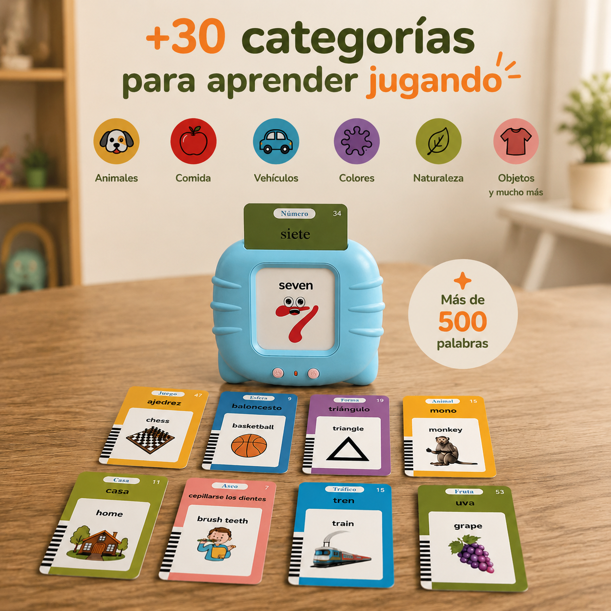 Ludivae – Tarjetas Educativas Bilingües