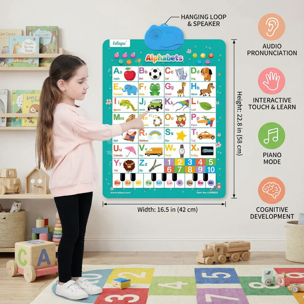 Tablero de aprendizaje de inglés hablado para niños