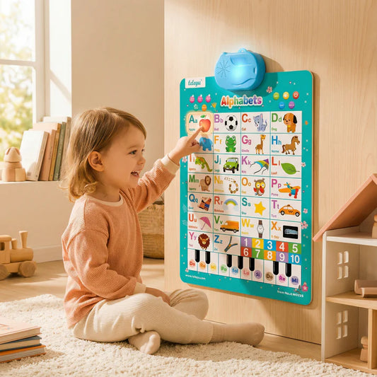 Tablero de aprendizaje de inglés hablado para niños